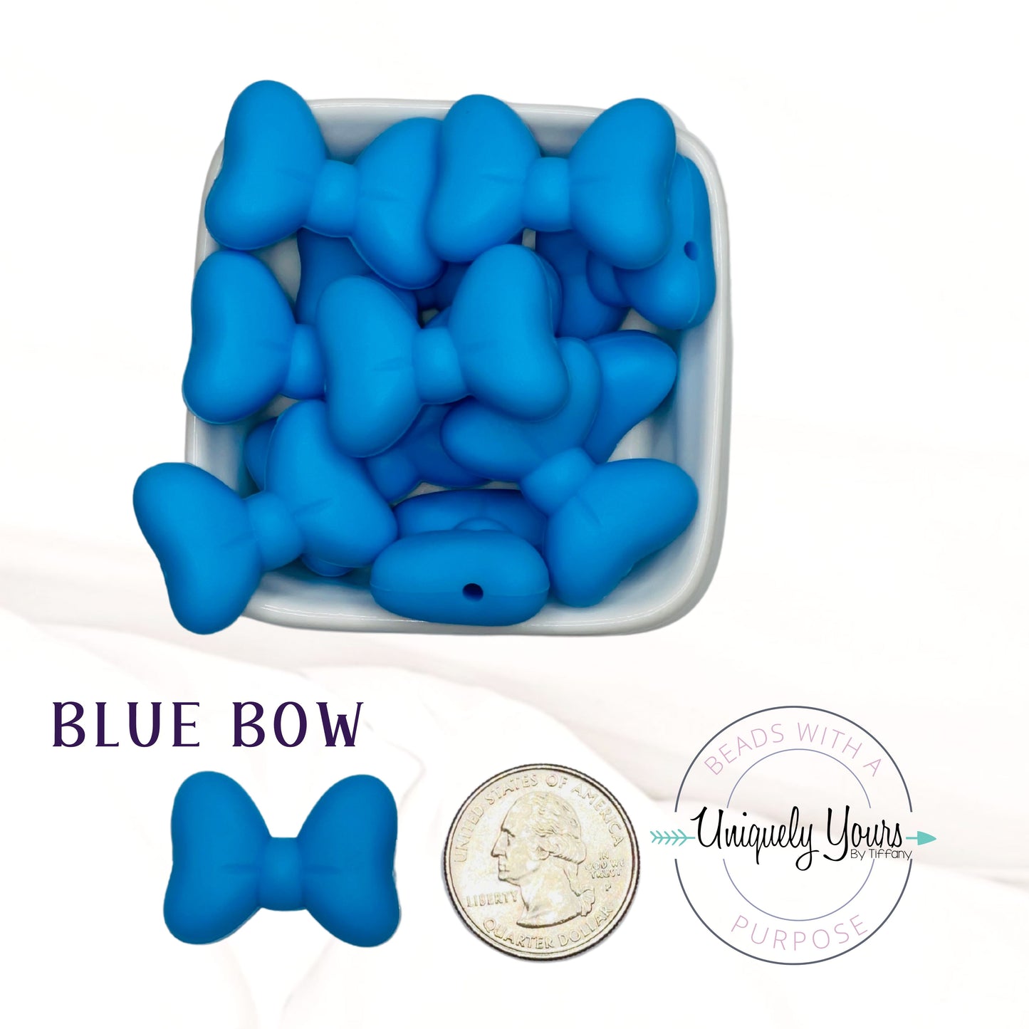 Bow Focal Bead - uniquelyyoursbytiffany