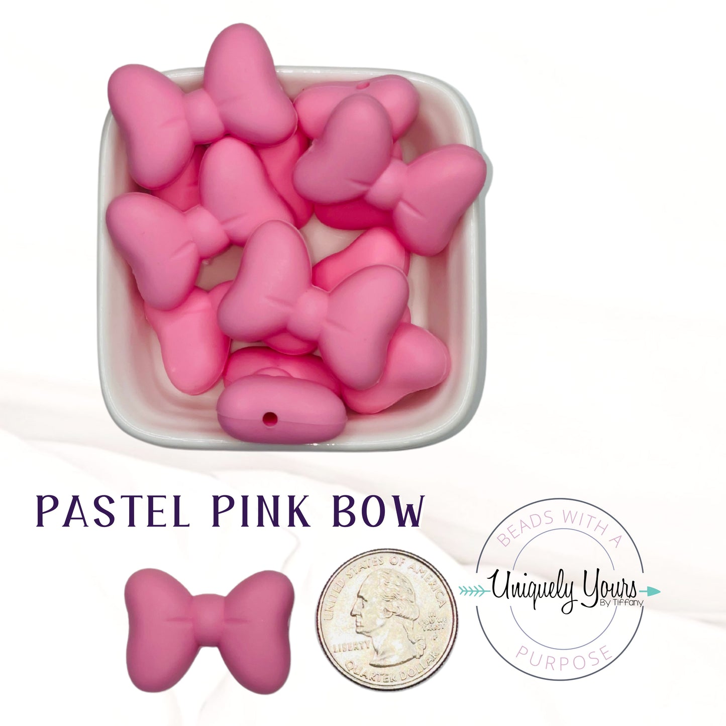 Bow Focal Bead - uniquelyyoursbytiffany