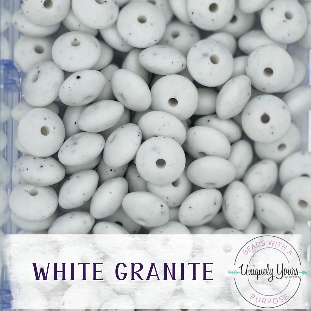 12mm White Marble Silicone Beads, White Granite Round Silicone Beads, White  Beads Wholesale, Silicone Beads