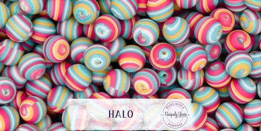 Halo 15MM Round Silicone Beads